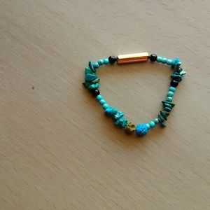 Pure turquoise bracelet